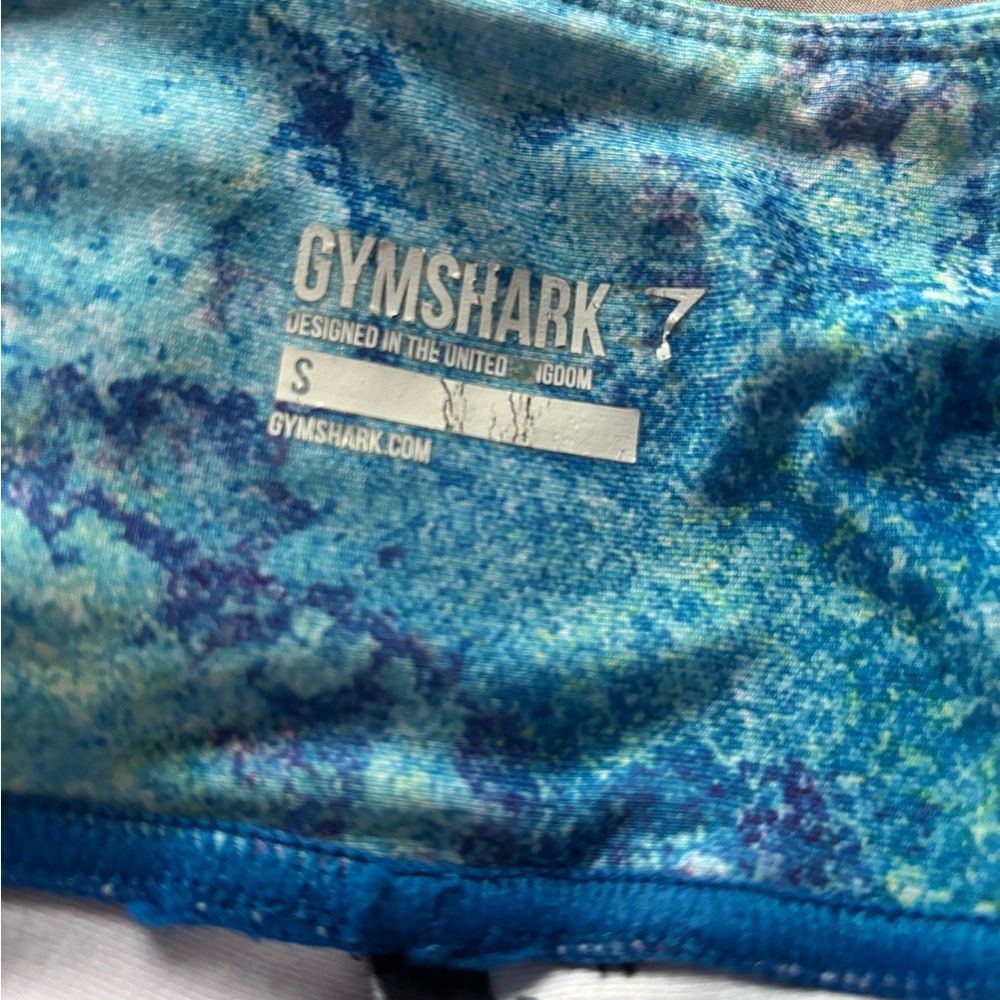 Gymshark Blue and Purple Patterned Leggings - Picture 3 of 3